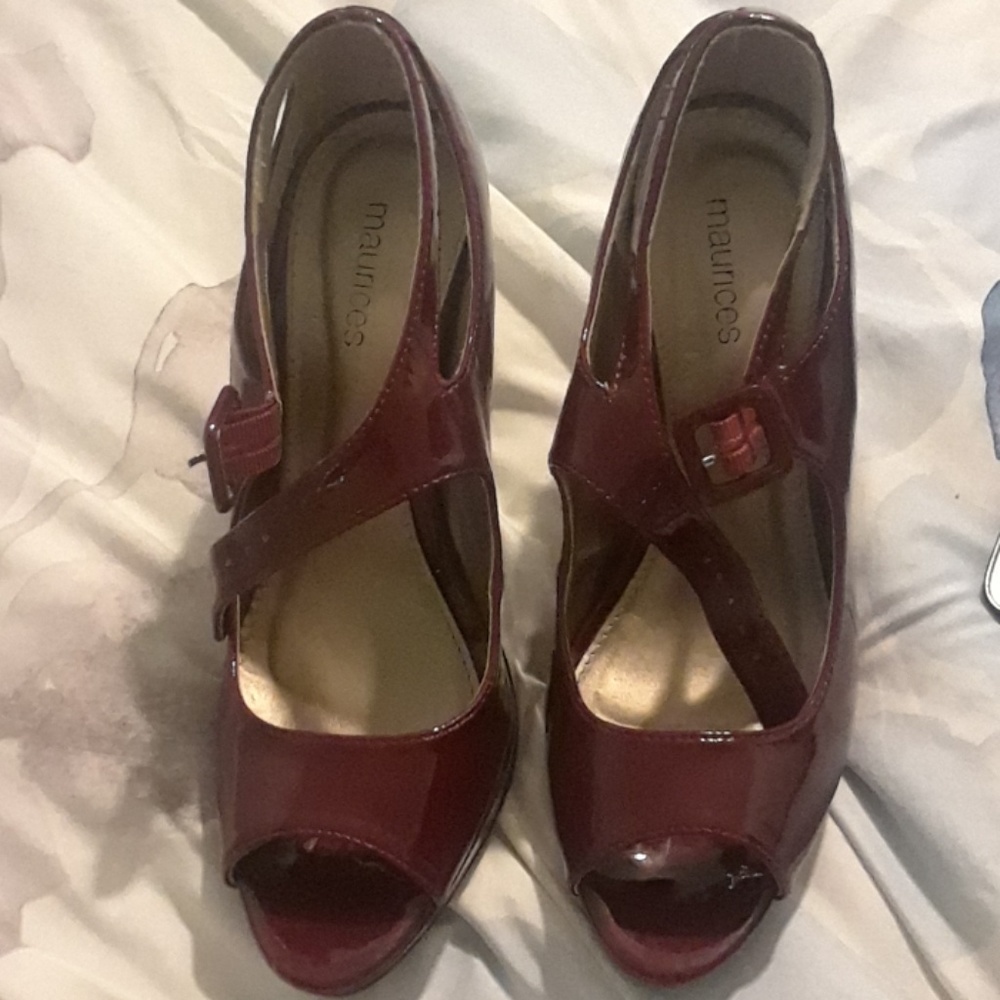 Red patent shoes from Maurices!